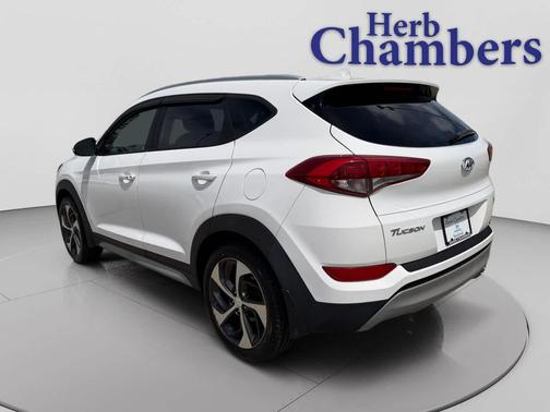 Dazzling White 2018 Hyundai TUCSON Sport