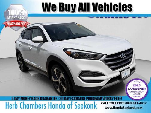 Dazzling White 2018 Hyundai TUCSON Sport