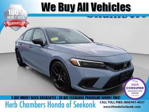 Sonic Gray Pearl 2023 Honda Civic Sport