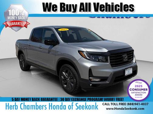 Lunar Silver 2023 Honda Ridgeline Sport