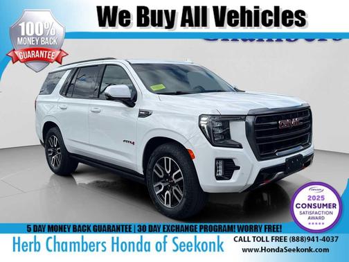 Summit White 2023 GMC Yukon 4WD AT4