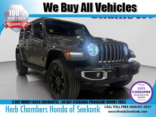 Sting-Gray Clearcoat 2023 Jeep Wrangler 4xe Sahara