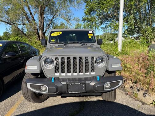 Sting-Gray Clearcoat 2023 Jeep Wrangler 4xe Sahara