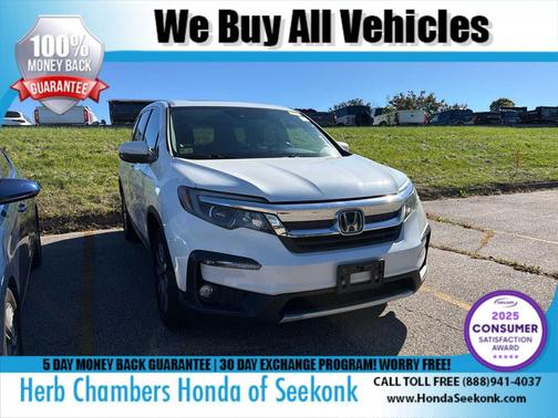 Platinum White Pearl 2021 Honda Pilot AWD EX-L