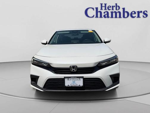 Platinum White Pearl 2023 Honda Civic EX