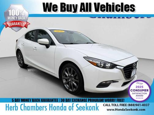 Snowflake White Pearl Mica 2018 Mazda Mazda3 Touring