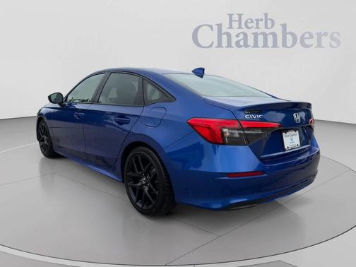 Aegean Blue Metallic 2024 Honda Civic Sport