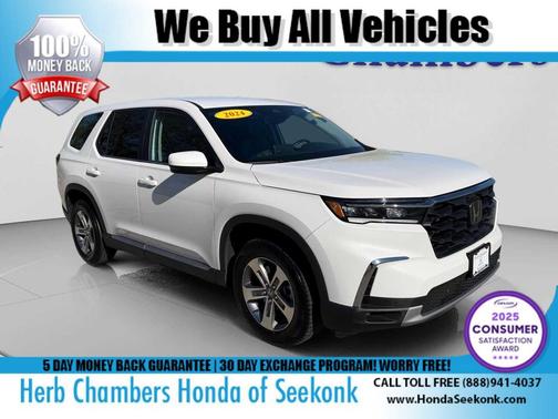 Platinum White Pearl 2024 Honda Pilot EX-L