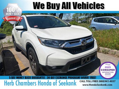 White Diamond Pearl 2018 Honda CR-V EX-L