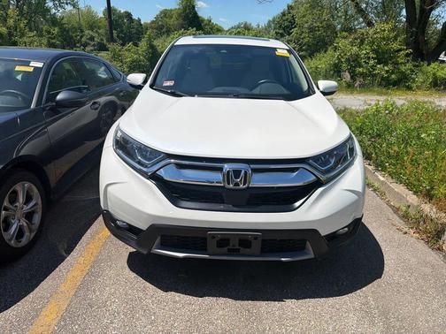 White Diamond Pearl 2018 Honda CR-V EX-L