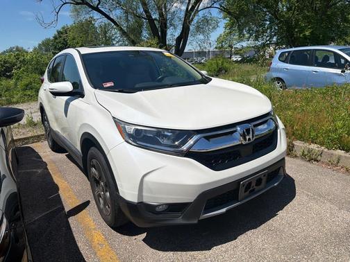 White Diamond Pearl 2018 Honda CR-V EX-L