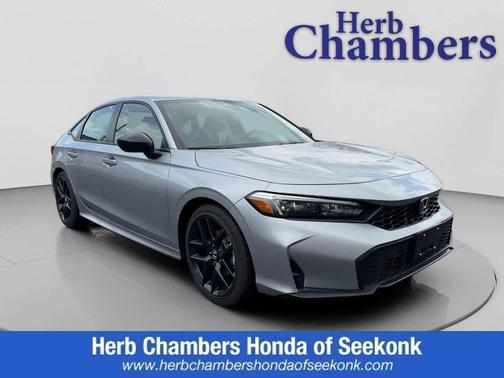 Solar Silver Metallic 2026 Honda Civic Sport