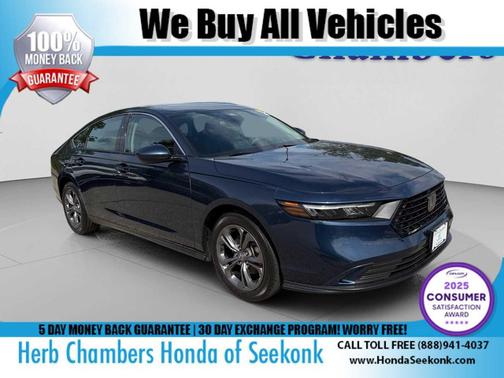 Canyon River Blue 2023 Honda Accord EX