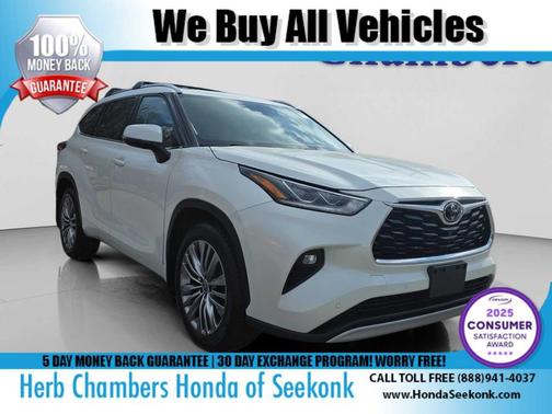 Blizzard Pearl 2021 Toyota Highlander Platinum