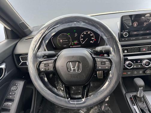 Platinum White Pearl 2026 Honda Civic Hybrid Sport