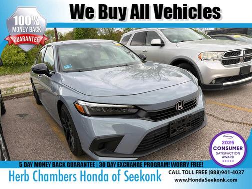 Sonic Gray Pearl 2024 Honda Civic Sport