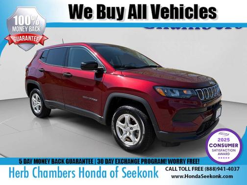Velvet Red Pearlcoat 2022 Jeep Compass Sport