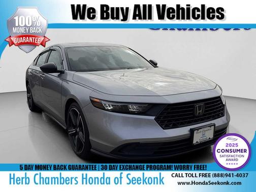 Solar Silver 2024 Honda Accord Hybrid Sport