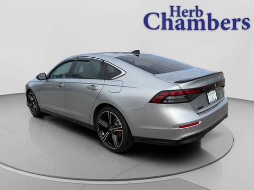 Solar Silver 2024 Honda Accord Hybrid Sport