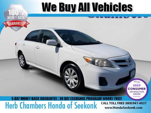 Super White 2011 Toyota Corolla LE