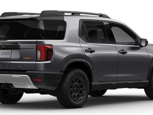 Modern Steel Metallic 2026 Honda Passport AWD TrailSport Blackout