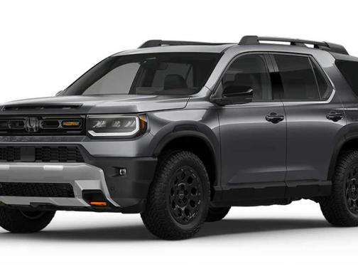 Modern Steel Metallic 2026 Honda Passport AWD TrailSport Blackout