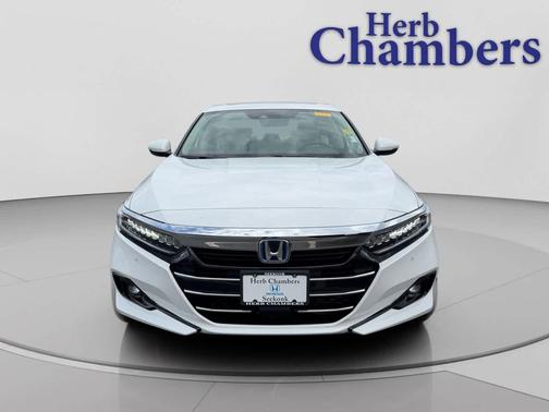 Platinum White Pearl 2021 Honda Accord Hybrid EX-L