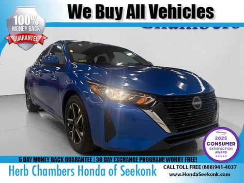 Electric Blue 2025 Nissan Sentra SV