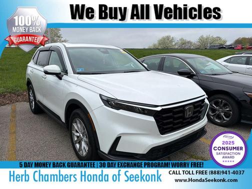 Platinum White Pearl 2023 Honda CR-V EX-L AWD