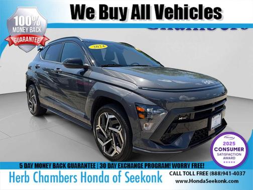Ecotronic Gray Pearl w/Black Roof 2024 Hyundai KONA N Line