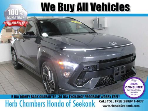 Ecotronic Gray Pearl w/Black Roof 2024 Hyundai KONA N Line