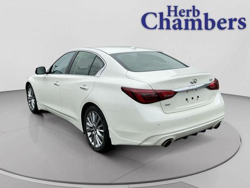 Majestic White 2022 INFINITI Q50 3.0t LUXE