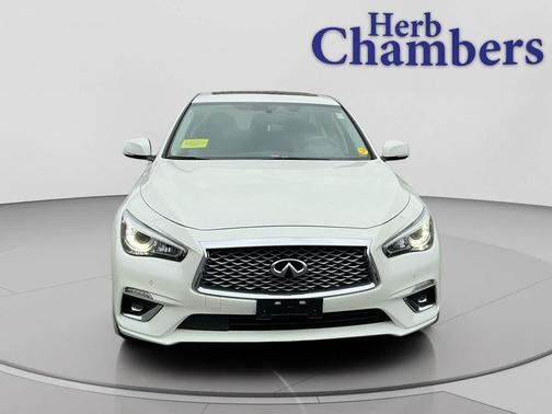 Majestic White 2022 INFINITI Q50 3.0t LUXE