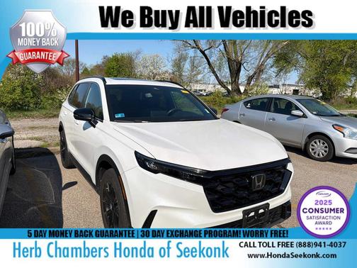 Platinum White Pearl 2024 Honda CR-V Hybrid Sport AWD