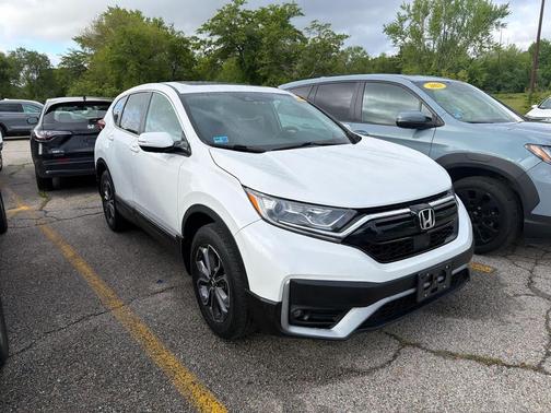 Platinum White Pearl 2021 Honda CR-V AWD EX
