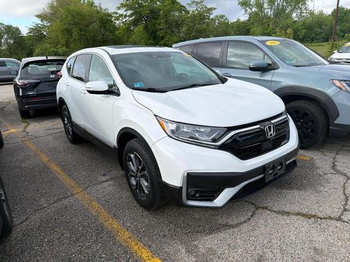 Platinum White Pearl 2021 Honda CR-V AWD EX