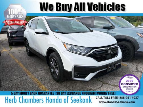 Platinum White Pearl 2021 Honda CR-V AWD EX