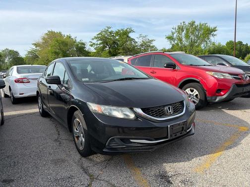 Crystal Black Pearl 2014 Honda Civic LX