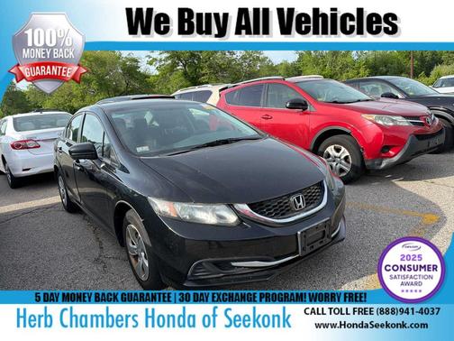Crystal Black Pearl 2014 Honda Civic LX