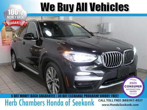 Carbon Black Metallic 2018 BMW X3 xDrive30i