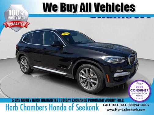 Carbon Black Metallic 2018 BMW X3 xDrive30i