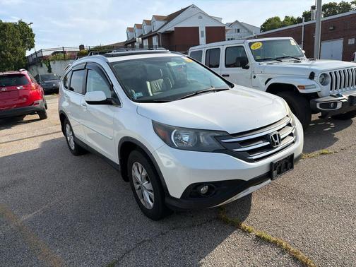 White Diamond Pearl 2013 Honda CR-V EX-L