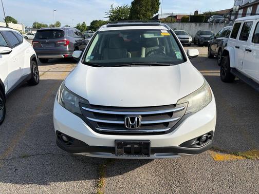 White Diamond Pearl 2013 Honda CR-V EX-L