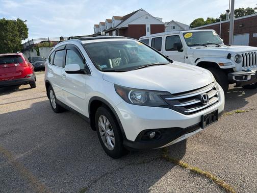 White Diamond Pearl 2013 Honda CR-V EX-L