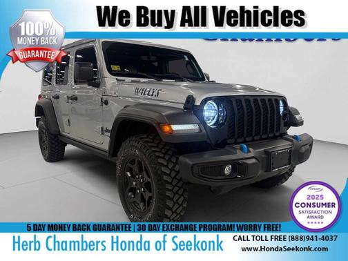 Silver Zynith Clearcoat 2023 Jeep Wrangler 4xe Base
