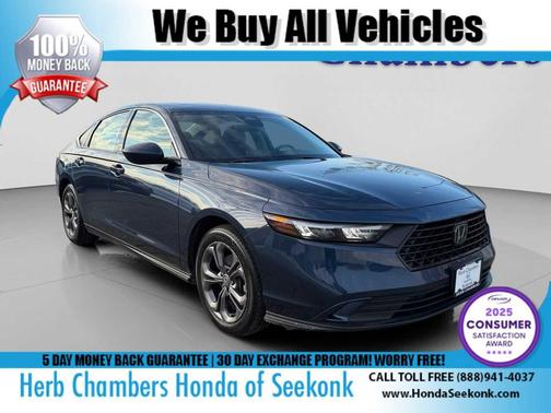 Canyon River Blue 2023 Honda Accord EX