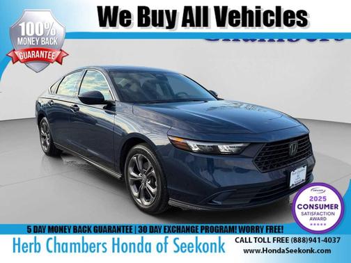 Canyon River Blue 2023 Honda Accord EX