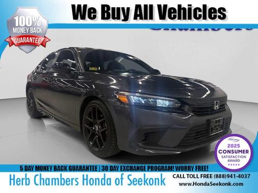 Meteorite Gray Metallic 2024 Honda Civic Sport
