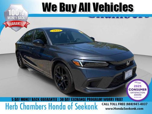 Meteorite Gray 2024 Honda Civic Sport