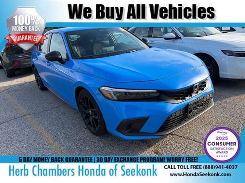 Boost Blue Pearl 2024 Honda Civic Sport